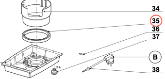 Прокладка амартизатор Robot Coupe 101099 (2)